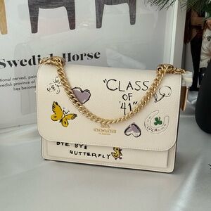NWT Coach Klare Crossbody Bag With Sketch Print
